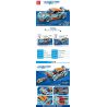 LEIBAO 8370 non  XE PHÓNG CÔNG NGHỆ bộ đồ chơi xếp lắp ráp ghép mô hình  Kỹ Thuật Công Nghệ Cao Mô Hình Phương Tiện 446 khối