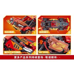 LEIBAO 8372 non  XE PHÓNG CÔNG NGHỆ bộ đồ chơi xếp lắp ráp ghép mô hình  Kỹ Thuật Công Nghệ Cao Mô Hình Phương Tiện 469 khối