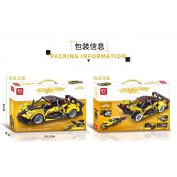 LEIBAO 8373 non  XE PHÓNG CÔNG NGHỆ bộ đồ chơi xếp lắp ráp ghép mô hình  Kỹ Thuật Công Nghệ Cao Mô Hình Phương Tiện 465 khối