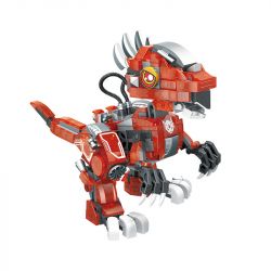 ZHEGAO 662005 non  Q KHỦNG LONG CƠ KHÍ DỄ THƯƠNG 4 LOẠI CARNOTAURUS DILOPHOSAURUS ANKYLOSAURUS STYXOSAURUS bộ đồ chơi xếp lắp ráp ghép mô hình 1650 khối