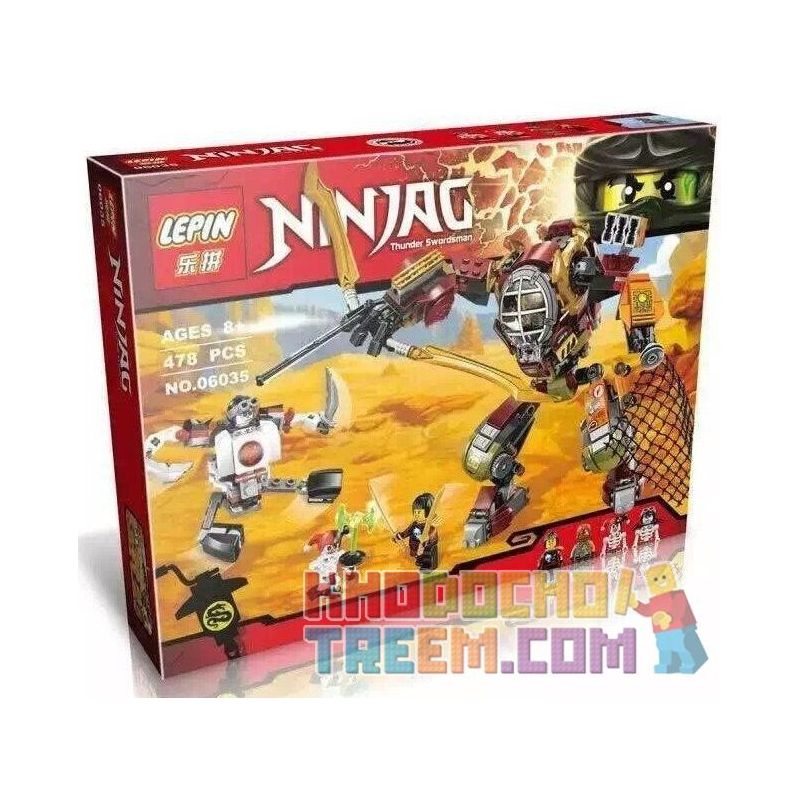 NOT Lego SALVAGE M.E.C. 66549 Bela Lari 10525 LEPIN 06035 SHENG YUAN/SY 591 SY591 xếp lắp ráp ghép mô hình ROBOT THỢ SĂN CỨU HỘ M.E.C. SALVAGE PHIÊN BẢN CỰC KỲ TUYỆT VỜI The Lego Ninjago Movie Ninja Lốc Xoáy 439 khối