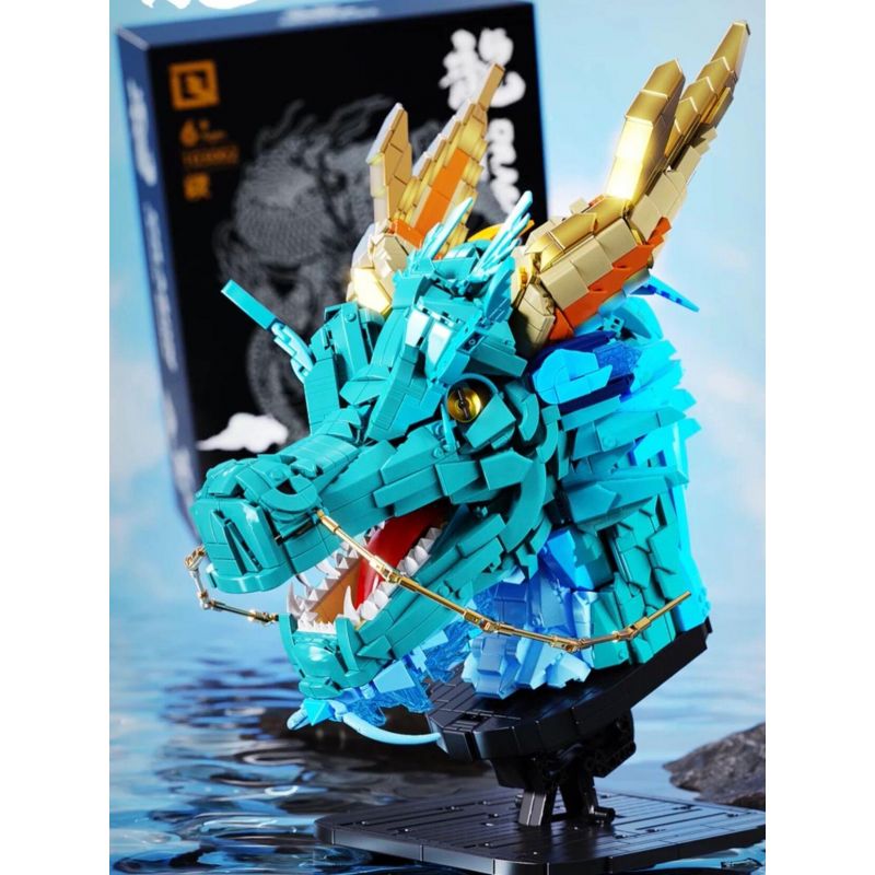 QIZHILE 103002 non Lego ĐẦU RỒNG bộ đồ chơi xếp lắp ráp ghép mô hình Creator Sáng Tạo