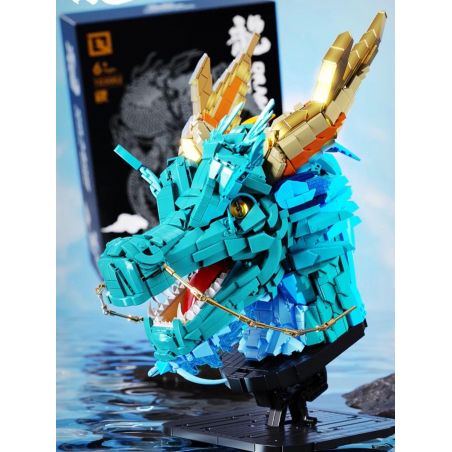QIZHILE 103002 non  ĐẦU RỒNG bộ đồ chơi xếp lắp ráp ghép mô hình Creator Sáng Tạo