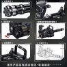 LE YI 88062 non  SÚNG MÁY QUAY NHIỀU NÒNG GATLING bộ đồ chơi xếp lắp ráp ghép mô hình Military Army MULTIBAREL ROTARY MACHINE GUN Quân Sự Bộ Đội 486 khối
