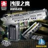 LE YI 88063 non  VŨ KHÍ NÒNG NGẮN DESERT EAGLE bộ đồ chơi xếp lắp ráp ghép mô hình Military Army Quân Sự Bộ Đội 408 khối