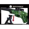 LE YI 88075 non  SÚNG BẮN TỈA AWM bộ đồ chơi xếp lắp ráp ghép mô hình Military Army AWM SNIPING RIFLE Quân Sự Bộ Đội 402 khối