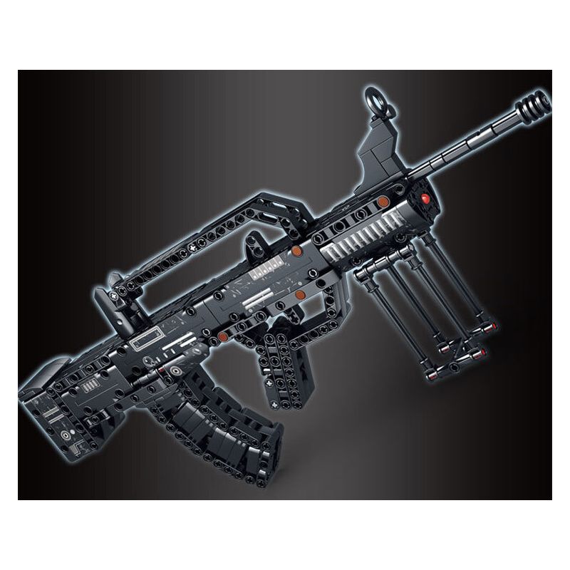 LE YI 81039 non  SÚNG TRƯỜNG KIỂU 95 bộ đồ chơi xếp lắp ráp ghép mô hình Military Army Quân Sự Bộ Đội 526 khối