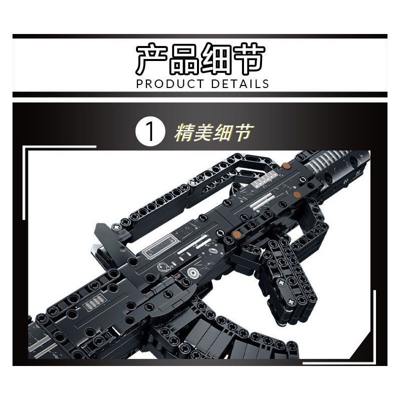 LE YI 81039 non  SÚNG TRƯỜNG KIỂU 95 bộ đồ chơi xếp lắp ráp ghép mô hình Military Army Quân Sự Bộ Đội 526 khối