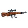 LE YI 81051 non  SÚNG TRƯỜNG 98K bộ đồ chơi xếp lắp ráp ghép mô hình Military Army Quân Sự Bộ Đội 528 khối