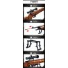 LE YI 81051 non  SÚNG TRƯỜNG 98K bộ đồ chơi xếp lắp ráp ghép mô hình Military Army Quân Sự Bộ Đội 528 khối