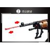 LE YI 81051 non  SÚNG TRƯỜNG 98K bộ đồ chơi xếp lắp ráp ghép mô hình Military Army Quân Sự Bộ Đội 528 khối