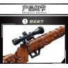 LE YI 81051 non  SÚNG TRƯỜNG 98K bộ đồ chơi xếp lắp ráp ghép mô hình Military Army Quân Sự Bộ Đội 528 khối