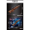 LE YI 81051 non  SÚNG TRƯỜNG 98K bộ đồ chơi xếp lắp ráp ghép mô hình Military Army Quân Sự Bộ Đội 528 khối