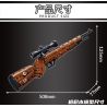 LE YI 81051 non  SÚNG TRƯỜNG 98K bộ đồ chơi xếp lắp ráp ghép mô hình Military Army Quân Sự Bộ Đội 528 khối