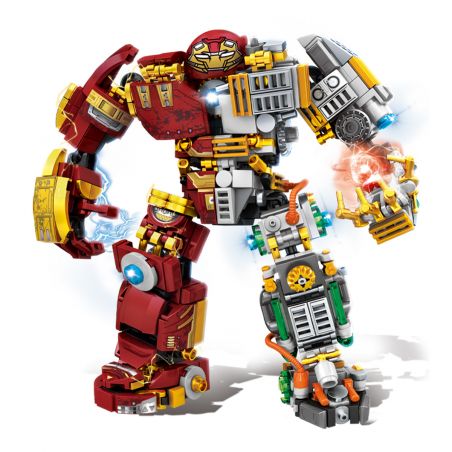 LE YI 88079 non  CHÚA TỂ NỬA GIÁP SẮT bộ đồ chơi xếp lắp ráp ghép mô hình Super Heroes Siêu Nhân Anh Hùng 552 khối