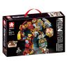 LE YI 88079 non  CHÚA TỂ NỬA GIÁP SẮT bộ đồ chơi xếp lắp ráp ghép mô hình Super Heroes Siêu Nhân Anh Hùng 552 khối