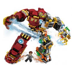 LE YI 88079 non  CHÚA TỂ NỬA GIÁP SẮT bộ đồ chơi xếp lắp ráp ghép mô hình Super Heroes Siêu Nhân Anh Hùng 552 khối