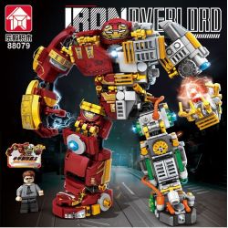 LE YI 88079 non  CHÚA TỂ NỬA GIÁP SẮT bộ đồ chơi xếp lắp ráp ghép mô hình Super Heroes Siêu Nhân Anh Hùng 552 khối