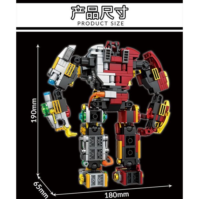 LE YI 88079 non  CHÚA TỂ NỬA GIÁP SẮT bộ đồ chơi xếp lắp ráp ghép mô hình Super Heroes Siêu Nhân Anh Hùng 552 khối