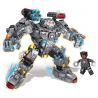 LE YI 88081 non  ÁO GIÁP ANH HÙNG bộ đồ chơi xếp lắp ráp ghép mô hình Super Heroes Siêu Nhân Anh Hùng 523 khối