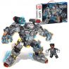 LE YI 88081 non  ÁO GIÁP ANH HÙNG bộ đồ chơi xếp lắp ráp ghép mô hình Super Heroes Siêu Nhân Anh Hùng 523 khối