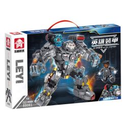 LE YI 88081 non  ÁO GIÁP ANH HÙNG bộ đồ chơi xếp lắp ráp ghép mô hình Super Heroes Siêu Nhân Anh Hùng 523 khối