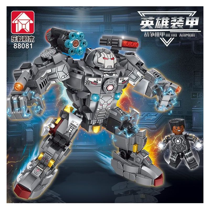 LE YI 88081 non Lego ÁO GIÁP ANH HÙNG bộ đồ chơi xếp lắp ráp ghép mô ...