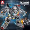 LE YI 88081 non  ÁO GIÁP ANH HÙNG bộ đồ chơi xếp lắp ráp ghép mô hình Super Heroes Siêu Nhân Anh Hùng 523 khối