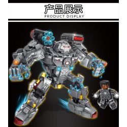 LE YI 88081 non  ÁO GIÁP ANH HÙNG bộ đồ chơi xếp lắp ráp ghép mô hình Super Heroes Siêu Nhân Anh Hùng 523 khối