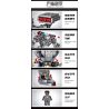 LE YI 88081 non  ÁO GIÁP ANH HÙNG bộ đồ chơi xếp lắp ráp ghép mô hình Super Heroes Siêu Nhân Anh Hùng 523 khối