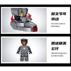 LE YI 88081 non  ÁO GIÁP ANH HÙNG bộ đồ chơi xếp lắp ráp ghép mô hình Super Heroes Siêu Nhân Anh Hùng 523 khối