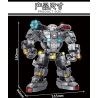 LE YI 88081 non  ÁO GIÁP ANH HÙNG bộ đồ chơi xếp lắp ráp ghép mô hình Super Heroes Siêu Nhân Anh Hùng 523 khối