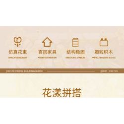 JIESTAR JJ9027 9027 non  ÁNH ĐÈN BỒNG BỀNH ĐẦU HÈ bộ đồ chơi xếp lắp ráp ghép mô hình Arts & Crafts EARLY SUMMER 492 khối