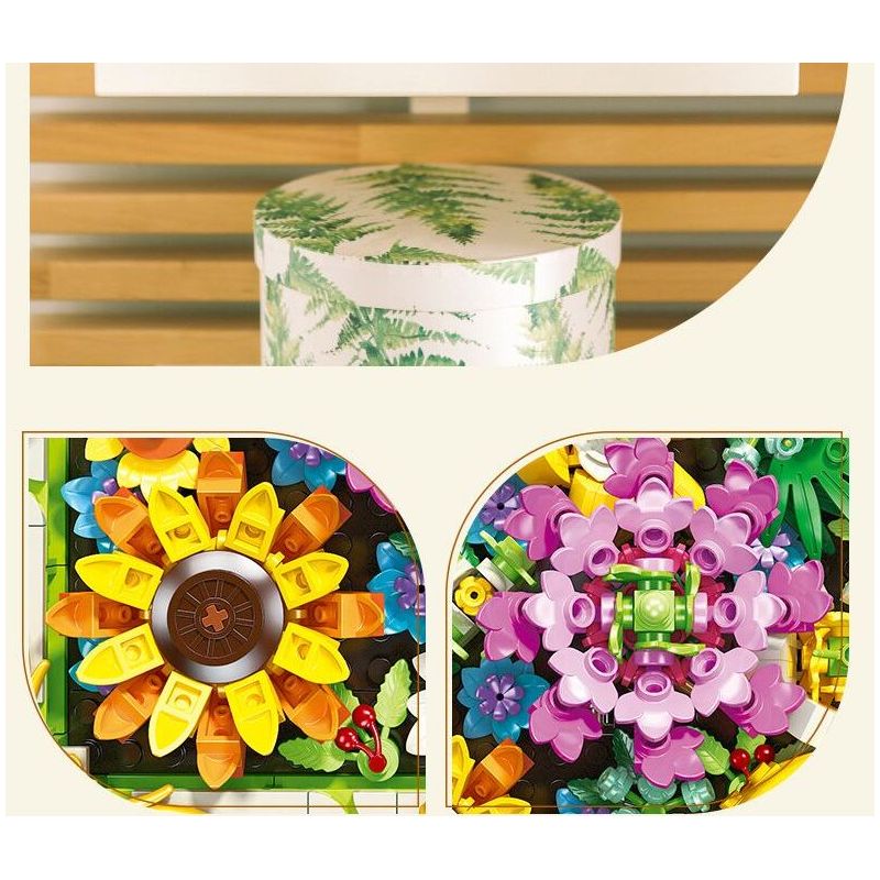 JIESTAR JJ9027 9027 non  ÁNH ĐÈN BỒNG BỀNH ĐẦU HÈ bộ đồ chơi xếp lắp ráp ghép mô hình Arts & Crafts EARLY SUMMER 492 khối