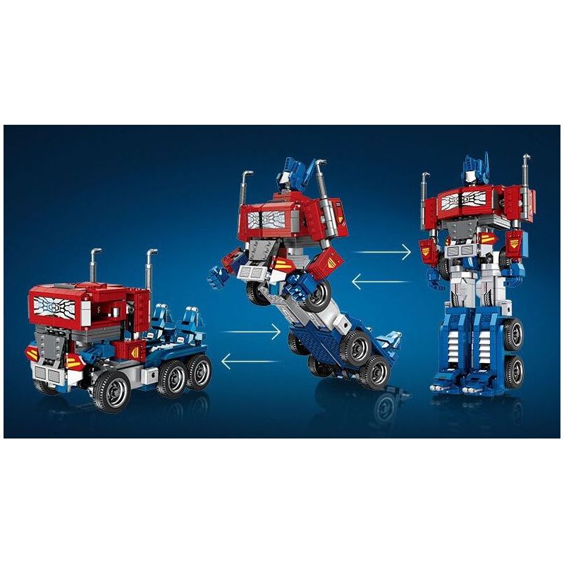 JIESTAR JJ9022 9022 non  ROBOT BIẾN HÌNH 2 TRONG 1 bộ đồ chơi xếp lắp ráp ghép mô hình Movie & Game Phim Và Trò Chơi 928 khối