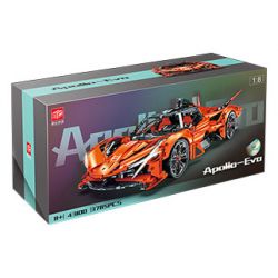 MODEL PLAY BRICK CREATION 43100 non  ABORO EVO tỷ lệ 1:8 bộ đồ chơi xếp lắp ráp ghép mô hình  APOLLO-EVO Kỹ Thuật Công Nghệ Cao Mô Hình Phương Tiện 3785 khối