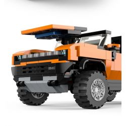 RASTAR 93700 non  XE BÁN TẢI HUMMER EV tỷ lệ 1:30 bộ đồ chơi xếp lắp ráp ghép mô hình Racers HUMMER EV PICKUP Đua Tốc Độ 431 khối