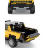 RASTAR 93700 non  XE BÁN TẢI HUMMER EV tỷ lệ 1:30 bộ đồ chơi xếp lắp ráp ghép mô hình Racers HUMMER EV PICKUP Đua Tốc Độ 431 khối