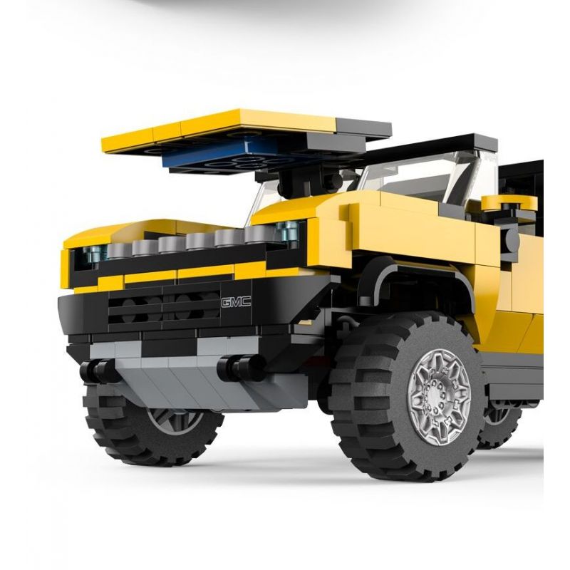 RASTAR 93700 non  XE BÁN TẢI HUMMER EV tỷ lệ 1:30 bộ đồ chơi xếp lắp ráp ghép mô hình Racers HUMMER EV PICKUP Đua Tốc Độ 431 khối