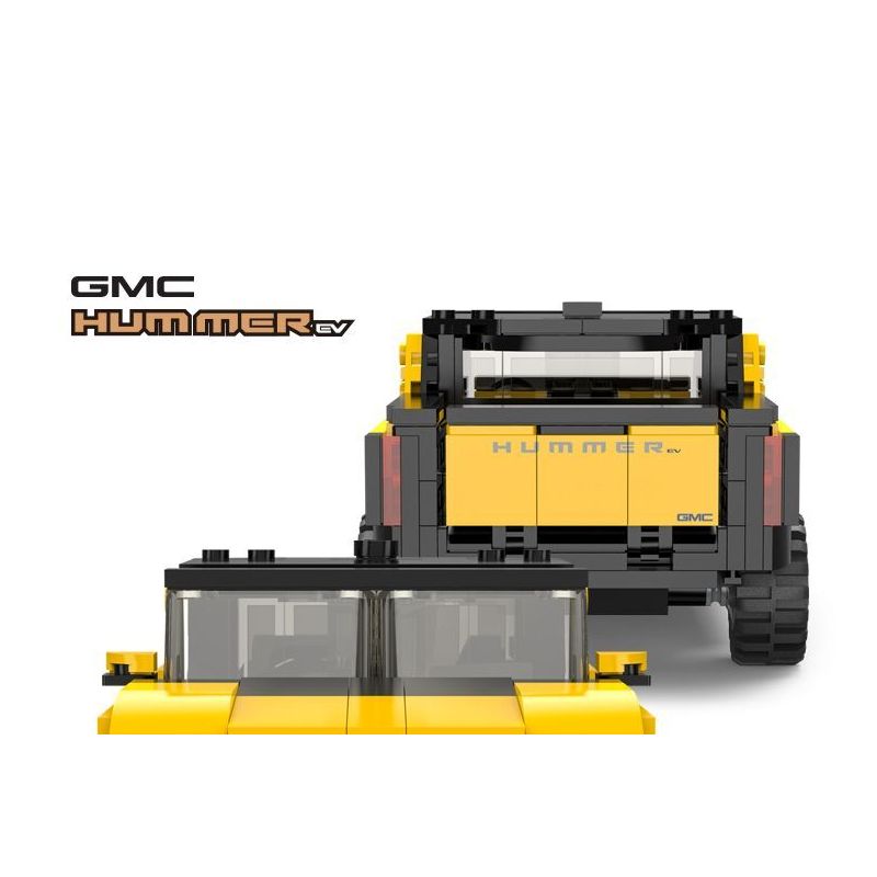 RASTAR 93700 non  XE BÁN TẢI HUMMER EV tỷ lệ 1:30 bộ đồ chơi xếp lắp ráp ghép mô hình Racers HUMMER EV PICKUP Đua Tốc Độ 431 khối