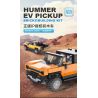 RASTAR 93700 non  XE BÁN TẢI HUMMER EV tỷ lệ 1:30 bộ đồ chơi xếp lắp ráp ghép mô hình Racers HUMMER EV PICKUP Đua Tốc Độ 431 khối