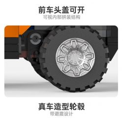 RASTAR 93700 non  XE BÁN TẢI HUMMER EV tỷ lệ 1:30 bộ đồ chơi xếp lắp ráp ghép mô hình Racers HUMMER EV PICKUP Đua Tốc Độ 431 khối