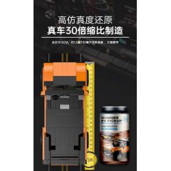 RASTAR 93700 non  XE BÁN TẢI HUMMER EV tỷ lệ 1:30 bộ đồ chơi xếp lắp ráp ghép mô hình Racers HUMMER EV PICKUP Đua Tốc Độ 431 khối