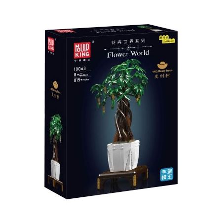 MouldKing 10063 10063S Mould King 10063 10063S non  THẾ GIỚI HOA CÂY TIỀN bộ đồ chơi xếp lắp ráp ghép mô hình Creator MONEY TREE Sáng Tạo 815 khối