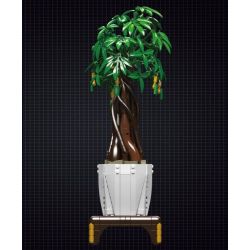 MouldKing 10063 10063S Mould King 10063 10063S non  THẾ GIỚI HOA CÂY TIỀN bộ đồ chơi xếp lắp ráp ghép mô hình Creator MONEY TREE Sáng Tạo 815 khối