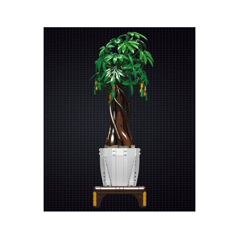 MouldKing 10063 10063S Mould King 10063 10063S non  THẾ GIỚI HOA CÂY TIỀN bộ đồ chơi xếp lắp ráp ghép mô hình Creator MONEY TREE Sáng Tạo 815 khối