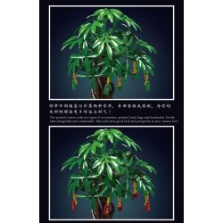 MouldKing 10063 10063S Mould King 10063 10063S non  THẾ GIỚI HOA CÂY TIỀN bộ đồ chơi xếp lắp ráp ghép mô hình Creator MONEY TREE Sáng Tạo 815 khối