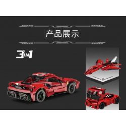 MouldKing 10076 Mould King 10076 non  RAFA 488 bộ đồ chơi xếp lắp ráp ghép mô hình  Kỹ Thuật Công Nghệ Cao Mô Hình Phương Tiện 718 khối