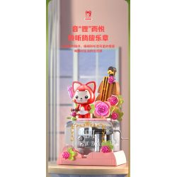 JAKI JK6506 6506 non  HỘP NHẠC KHINH KHÍ CẦU LÃNG MẠN AHRI bộ đồ chơi xếp lắp ráp ghép mô hình Movie & Game Phim Và Trò Chơi