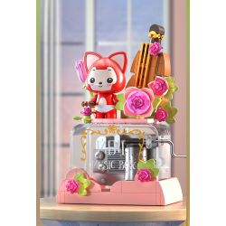 JAKI JK6506 6506 non  HỘP NHẠC KHINH KHÍ CẦU LÃNG MẠN AHRI bộ đồ chơi xếp lắp ráp ghép mô hình Movie & Game Phim Và Trò Chơi